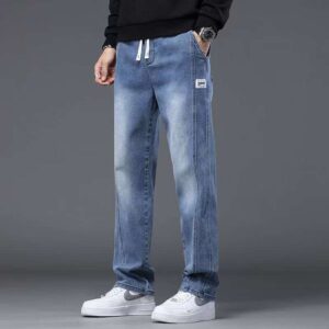 Indigo color high stretch denim pant